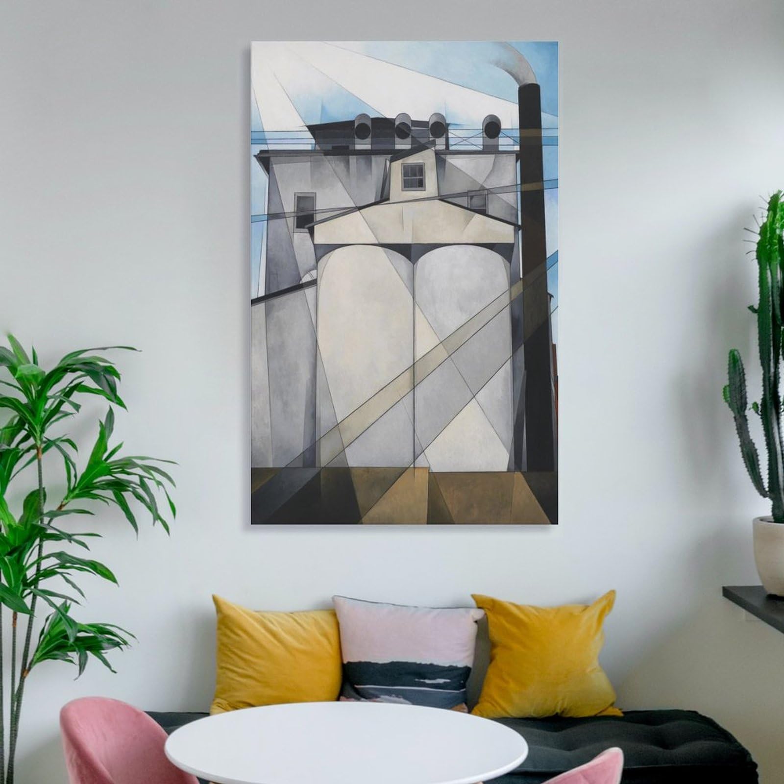 Amazon.com: MIXTHING My Egypt 1927 by Charles Demuth Painting